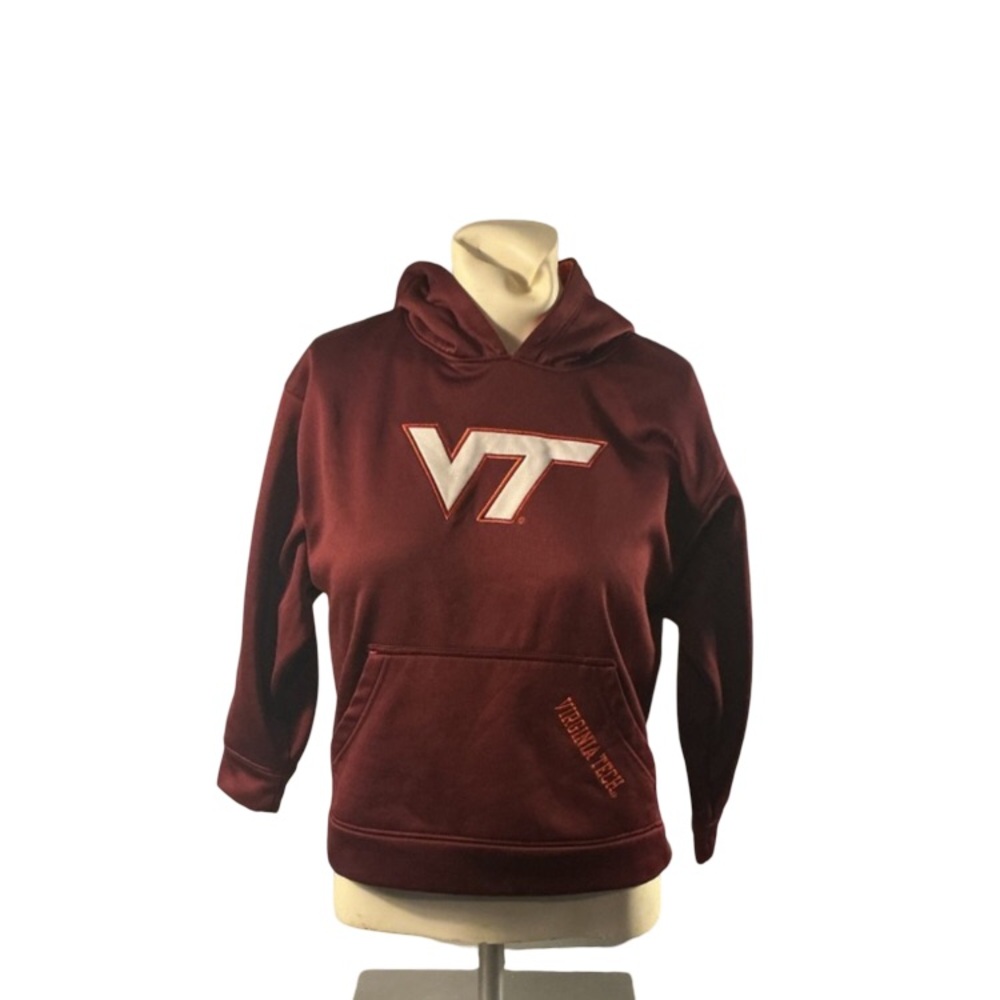 Knights VIRGINIA TECH Apparel Maroon and Orange Hoodie
